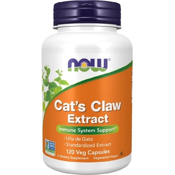 NOW NOW Cats Claw Extract, 60 Veg Capsules