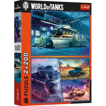 Trefl - Puzzle 2x200 World of Tanks: Armoured mission - 200 piese