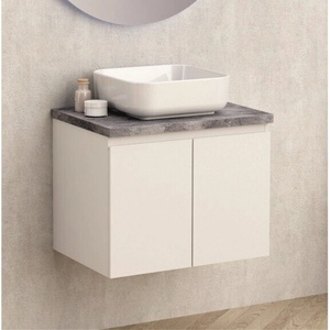 InterCeramic Конзолен шкаф за баня InterCeramic ICP 6045 - стенен PVC модел без плот и умивалник (ICP6045)