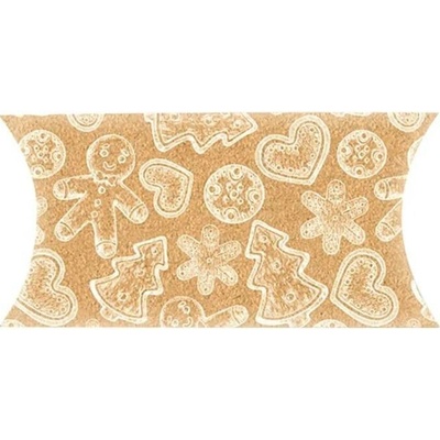 Anděl Krabička skládací vánoční perníčky M 30 x 13 cm