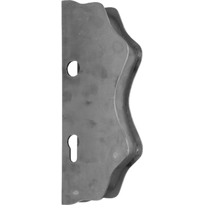 Kazetová sestava pro branku 250x95x40mm, otvor pro kliku ø 19,5mm, na profil 40x40mm, hladká, pro zámek ZM90/80