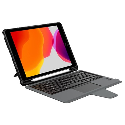 Nillkin Калъф с Клавиатура за iPad 9/ 8/ 7 10.2, Nillkin Keyboard Case, Черен (6902048257948)