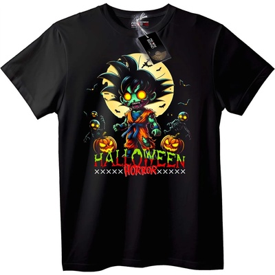NOONEBRAND Тениска Goku Halloween Ужас - 6XL, Black