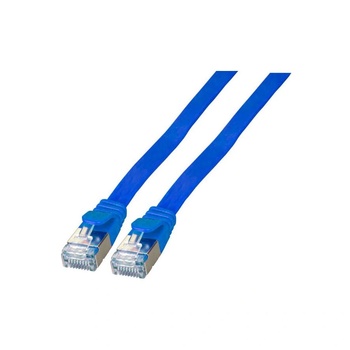 EFB-Elektronik RJ45 Flachpatchkabel U/FTP, Cat. 6A, PVC, 0, 5m, blau (K5545BL. 0, 5) (K5545BL. 0, 5) (K5545BL.0,5)