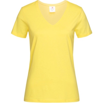 Stedman Tričko Classic T V neck ST2700 krátký rukáv dámské 1TE ST2700 Yellow