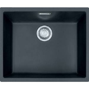 Franke Sirius - Кухненска мивка от Tectonite SID 110-50, 53x44 cm, черна 125.0363. 789 (125.0363.789) Мивка за вграждане