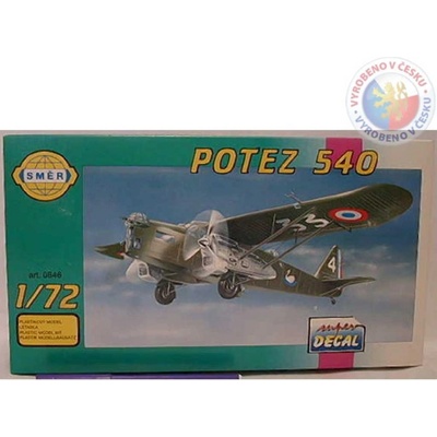 Směr Model letadlo Potez 540 stavebnice letadla 75343 1:72