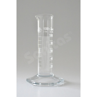 Odměrný válec 100 ml skleněný