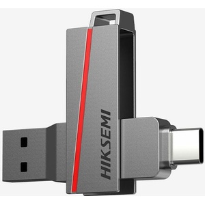 Hikvision HIKSEMI Dual Slim 128GB USB 3.2 Gen2 (HS-USB-E307C(STD)/128G/U3/NEWSEMI/WW) Флаш памет