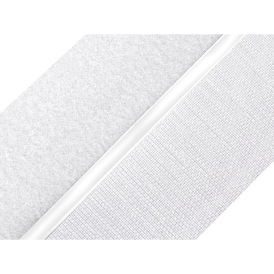 Suchý zip háček + plyš samolepicí šíře 80 mm Varianta: bílá, Balení: 1 m