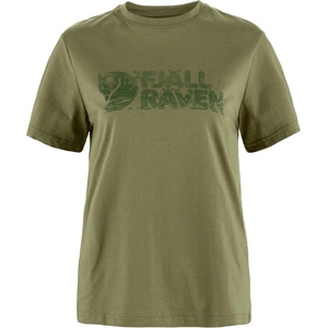Fjällräven Дамска тениска Fjällräven Women's Lush Logo T-Shirt - Green (916-1947-0415)