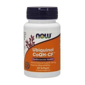 NOW Убикинол CoQH-CF - Ubiquinol CoQH-CF - 60 дражета - NOW FOODS, NF3145