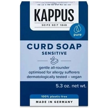Kappus Kernseife prírodné mydlo na telo aj vlasy sensitive 150 g