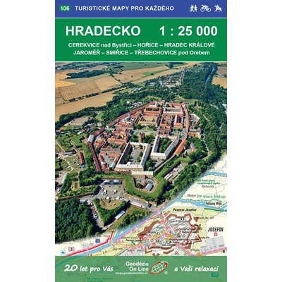 Hradecko - turistická mapa