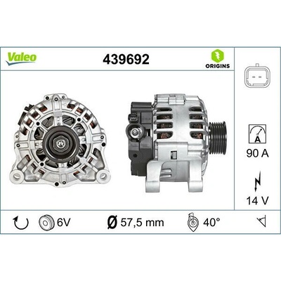 VALEO Alternátor VALEO 439692