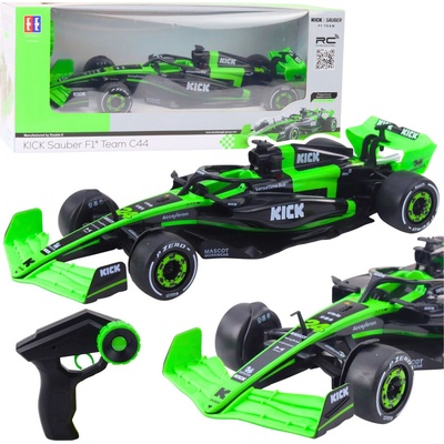 Double E 27425 Sauber F1 C44 RC závodní auto černo-zelené 1:16