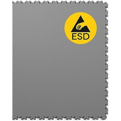 Fortelock ESD Koža Sivá 0,25 m²
