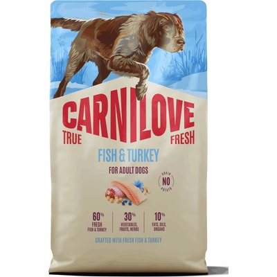 Carnilove True Fresh Dog Fish & Turkey for Adult All Breeds 4 kg
