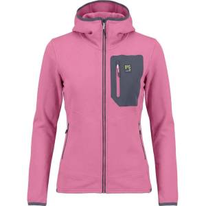 Karpos Дамско поларено яке Karpos Women's Antermoia Hoodie Fleece Fleece jacket - Pink Power / Woodl. Gray - размер XL (105-6578-0315)