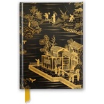 Flame Tree Publishing Chinese Lacquer Black & Gold Screen (Foiled Journal) | Flame Tree Studio