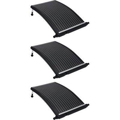 vidaXL Извити соларни панели за отопление на басейн, 3 бр, 110x65 см (3095463)