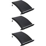 vidaXL Извити соларни панели за отопление на басейн, 3 бр, 110x65 см (3095463)