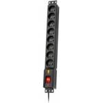 Lestar Power strip LESTAR LXARM 810 G-A 3m Black