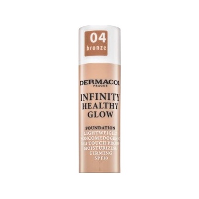 Dermacol Infinity Healthy Glow Foundation фон дьо тен за озаряване на лицето 04 Bronze 20 g