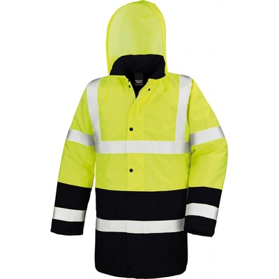 Result Unisex diaľničný bezpečnostný plášť R452X Fluorescent Yellow