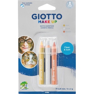 GIOTTO Make Up Комплект бои за лице Metallic 3 бр (F473200)