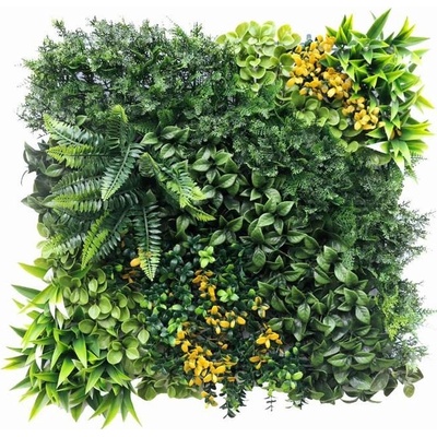 MINI WALL GREEN yellow Fern, dielec 50 x 50 cm