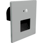 Brilagi -LED осветително тяло за стълбище с датчик JACK LED/3W/230V 3000/4000/6500K сиво (BG2777)