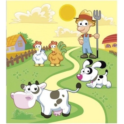 DIMEX ART Флизелинов фототапет селскостопански животни 225 x 250 см