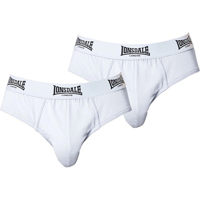 Lonsdale Мъжки слипове Lonsdale 2Pk Brief Mens - White