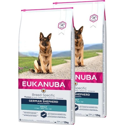 Eukanuba Adult Německý ovčák 2 x 12 kg