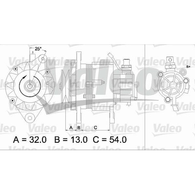 generátor VALEO 437143