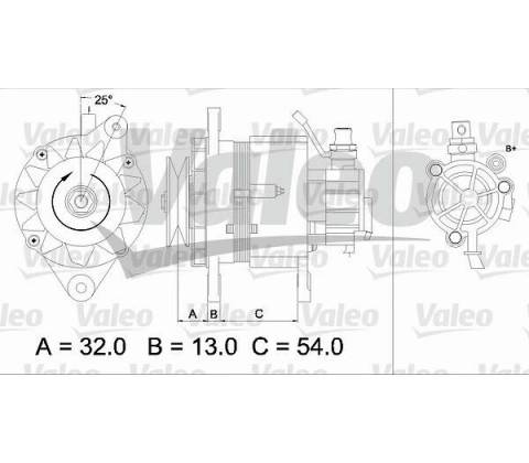 generátor VALEO 437143