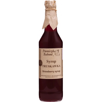 Piwniczka Babuni Jahodový Sirup 0,5 l