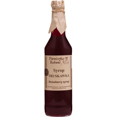 Piwniczka Babuni Jahodový Sirup 0,5 l