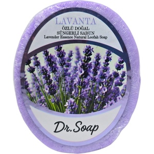  Dr. soap, Сапун, Лавандулов естествен сапун с луфа, 135гр