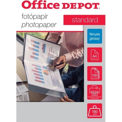 Office Depot Стандарт A4 180g гланцова фотохартия 100бр OD112256 (OD112256)
