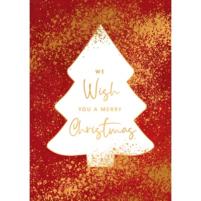 Artige Поздравителна картичка Artige - Коледна елха (FST005)