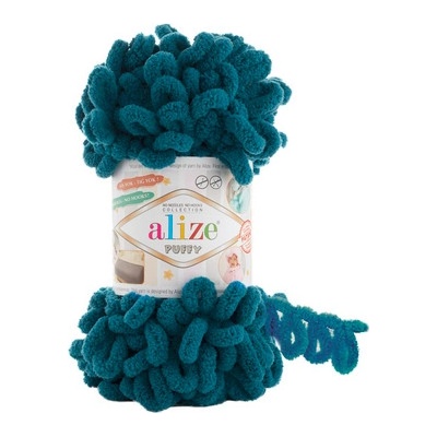 Priadza Alize Puffy 646 - petrolejová