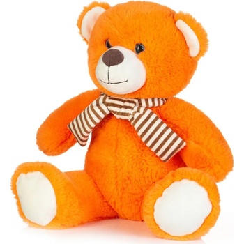 Image 1 of Fluffii Плюшена играчка Fluffii - Мече с шал, оранжево (F-2135)