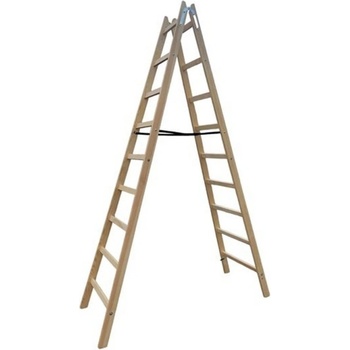KRAUSE Дървена стълба Drabest Tex Star, 2x9, 2.85 м (03030018) (03030018)
