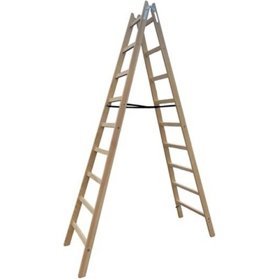 KRAUSE Дървена стълба Drabest Tex Star, 2x9, 2.85 м (03030018) (03030018)