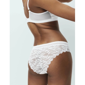 Marks & Spencer Комплект от три дамски бикини с бразилска дантела Marks & Spencer Flexifit Marks & Spencer | Byal | ЖЕНИ | XS