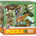 EUROGRAPHICS - Puzzle Herbivorous Dinosaurs 100XXL - 100 piese