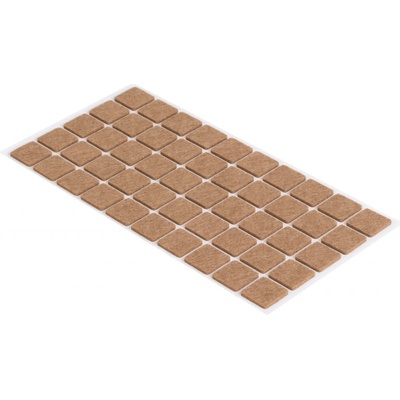 Walteco Filcové podložky 20x20mm, samolepící, hnědé, 50 ks , 85040 – Hledejceny.cz