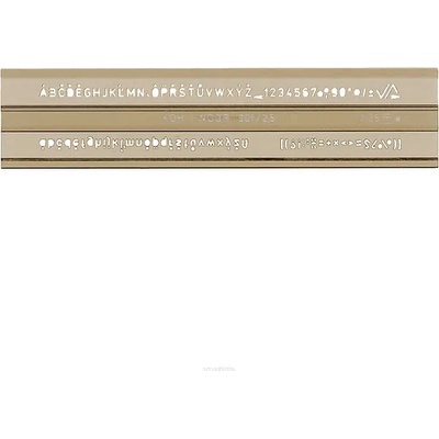 KOH-I-NOOR Линия Шаблон букви и цифри 2, 5 мм Koh-I-Noor 748002